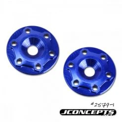 JConcepts Finnisher - Blue Aluminium Wing Buttons - Pr (AE B6 Or B6D)