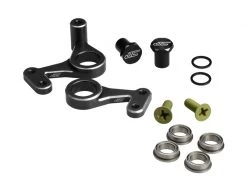 JConcepts RC10 Aluminum Steering Bell-Crank Set-Black