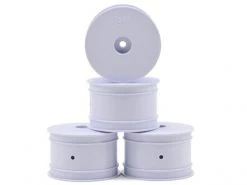JConcepts Mono - White Dished Rear Wheels - Pack Of 4 (TLR 22 3.0, 22 4.0 Or 22 5.0)