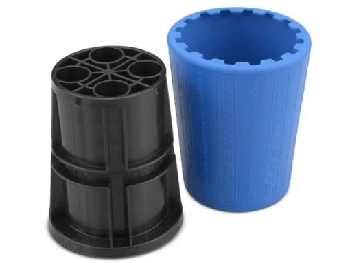 JConcepts Exo Stock 1/10th Stand And Container - Black With Blue Container 3 JConcepts Exo Stock 1/10th Stand And Container - Black With Blue Container -JConcepts store jc2371b