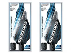 JConcepts Pre-Cut Striker Logo Chassis Protective Sheets - 2pcs (Associated B6.2/B6.3)