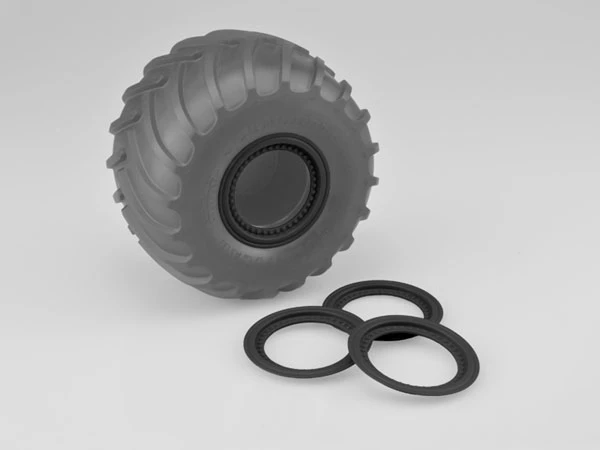 JConcepts Tribute Wheel Mock Beadlock Glue On Rings (4 Pcs) (Black) 3 JConcepts Tribute Wheel Mock Beadlock Glue On Rings (4 Pcs) (Black)