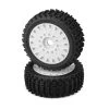 JConcepts Magma Tyres Mounted On Cheetah Wheels 1/8 Buggy - White -JConcepts store jc3060 1097