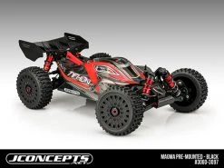 JConcepts Magma Tyres Mounted On Cheetah Wheels 1/8 Buggy - Black -JConcepts store jc3060 3097 2