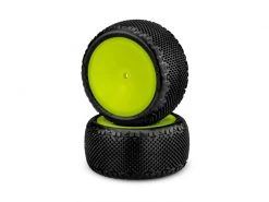 JConcepts Pin Swag (Pink Compound) Pre-Mounted On 3348Y Rear 2.2in Wheels (2)