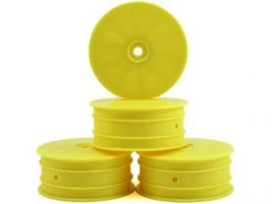 JConcepts Mono 2.2in 4WD Front Wheel - Yellow (4pcs)