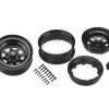 JConcepts Colt - 1.9in 12mm Black Beadlock Wheels With Caps - Pr (1.9in Scale Tyres) -JConcepts store jc3389b 1