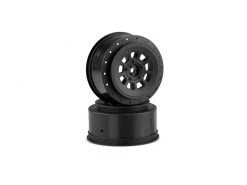 JConcepts 9 Shot 12mm Hex Wheels SC10/ SC6.2 +3mm Offset - Black (2)