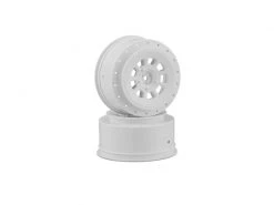 JConcepts 9 Shot 12mm Hex Wheels SC10/ SC6.2 +3mm Offset - White (2)