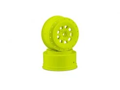JConcepts 9 Shot 12mm Hex Wheels SC10/ SC6.2 +3mm Offset - Yellow (2)