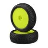 JConcepts Ellipse - Mini-B - Green Compound Pre-Mounted On Wheels (2) - Yellow -JConcepts store jc4002 2211 1