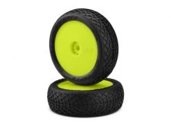 JConcepts Ellipse - Mini-B - Green Compound Pre-Mounted On Wheels (2) - Yellow