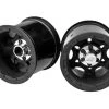 JConcepts Tense - Black Rear Wheel With Cap (2) 2.2in (fits Traxxas Rustler Or Stampede) -JConcepts store jco jc3336b