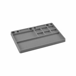 JConcepts Parts Tray, Rubber Material Gray